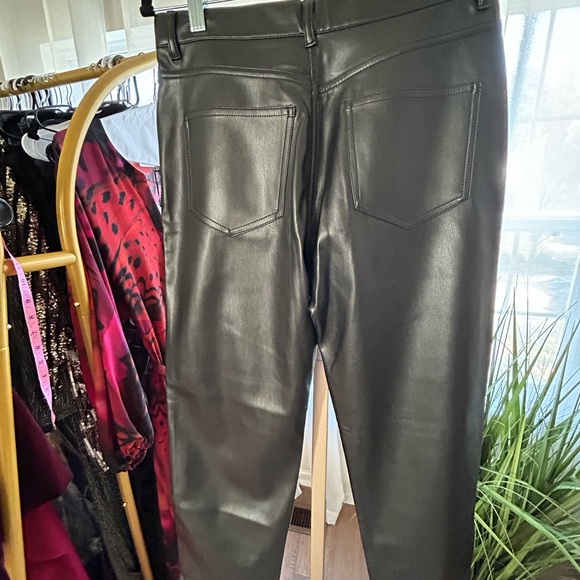 The Kooples Sleek Black Faux Leather Pants - Picture 3 of 4